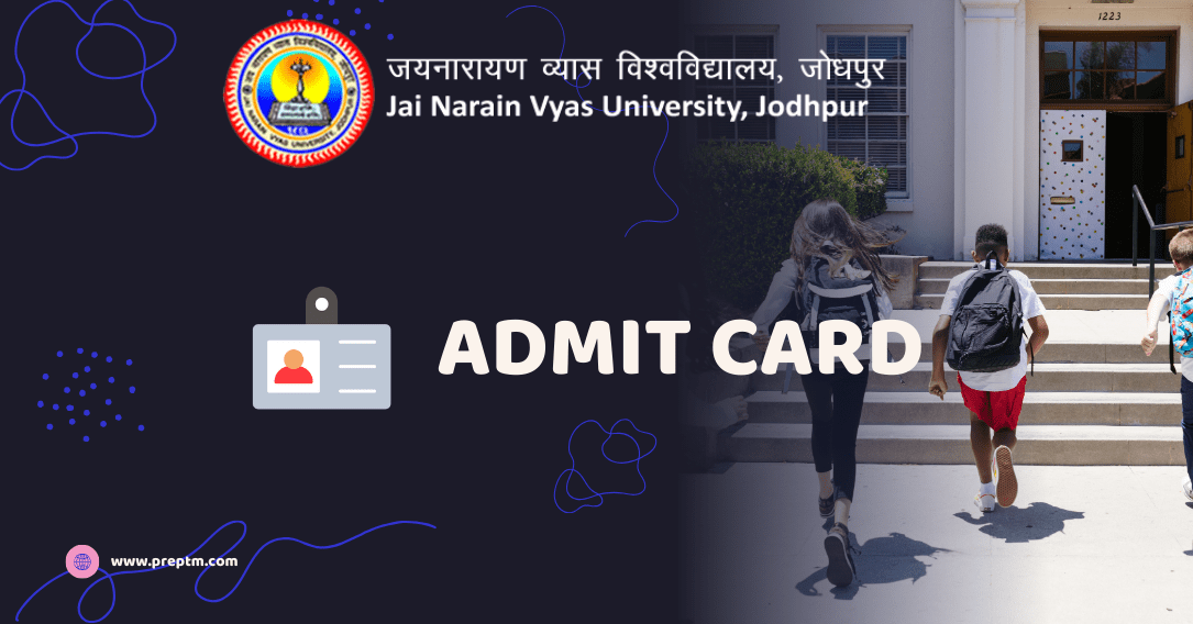 Jnvu BA first year admit card download 2025